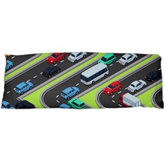 Urban-cars-seamless-texture-isometric-roads-car-traffic-seamless-pattern-with-transport-city-vector- Body Pillow Case (dakimakura) by Vaneshart