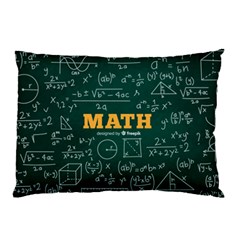 Realistic-math-chalkboard-background Pillow Case (two Sides) by Vaneshart