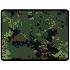 Military Background Grunge-style Fleece Blanket (large)  by Vaneshart