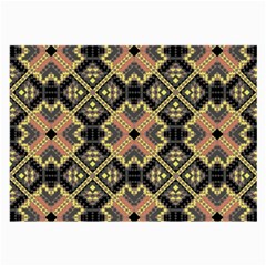 Seamless-mexican-pattern Large Glasses Cloth (2 Sides) by Vaneshart