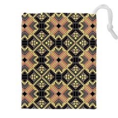 Seamless-mexican-pattern Drawstring Pouch (4xl) by Vaneshart