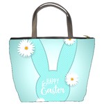 Easter Bunny Cutout Background 2402 Bucket Bag Back