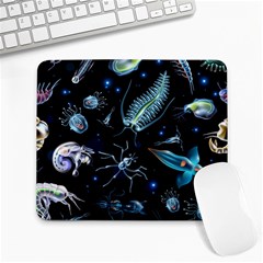 Colorful Abstract Pattern Consisting Glowing Lights Luminescent Images Marine Plankton Dark Background Large Mousepads by BangZart