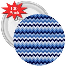 Zigzag Pattern Seamless Zig Zag Background Color 3  Buttons (100 Pack) 