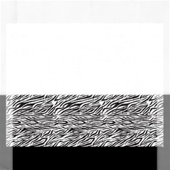 Zebra Pattern - Zebras And Horses - African Animals Rectangular Jigsaw Puzzl by DinzDas