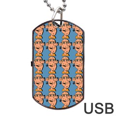 Village Dude - Hillbilly And Redneck - Trailer Park Boys Dog Tag Usb Flash (two Sides) by DinzDas