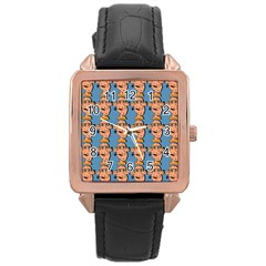 Village Dude - Hillbilly And Redneck - Trailer Park Boys Rose Gold Leather Watch  by DinzDas