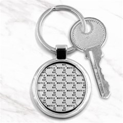 White And Nerdy - Computer Nerds And Geeks Key Chain (round) by DinzDas