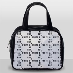 White And Nerdy - Computer Nerds And Geeks Classic Handbag (one Side) by DinzDas