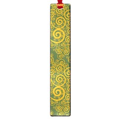 Abstract Flowers And Circle Large Book Marks by DinzDas