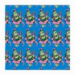 Monster And Cute Monsters Fight With Snake And Cyclops Medium Glasses Cloth Front