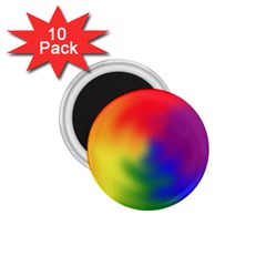 Rainbow Colors Lgbt Pride Abstract Art 1 75  Magnets (10 Pack)  by yoursparklingshop