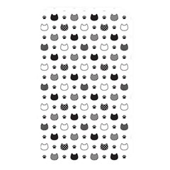 Kitten Head Paw Footprint Seamless Pattern 1 Memory Card Reader (rectangular) by TastefulDesigns