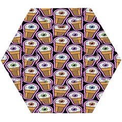 Eyes Cups Wooden Puzzle Hexagon by Sparkle