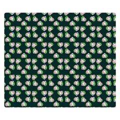 Darla Teal Double Sided Flano Blanket (small)  by snowwhitegirl