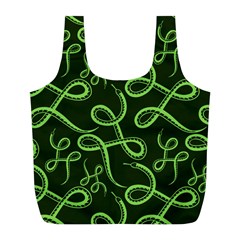 Snakes Seamless Pattern Full Print Recycle Bag (l)