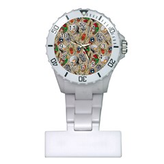 Tattoo Pattern Plastic Nurses Watch