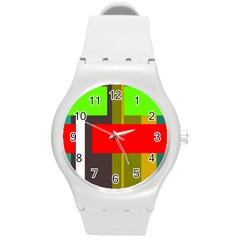 Serippy Round Plastic Sport Watch (m)