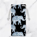 Elephant-pattern-background Jewelry Bag Front