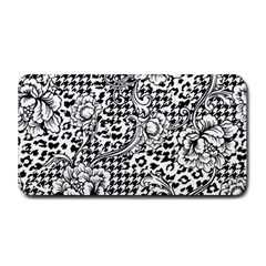 Vector-eclectic-fabric-seamless-pattern-animal-and-plaid-background-with-baroque-ornament Medium Bar Mats by Sobalvarro