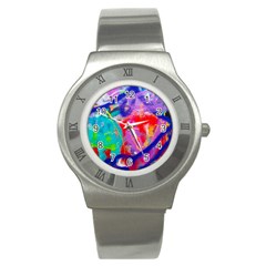 Crazy Graffiti Stainless Steel Watch by essentialimage