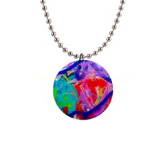 Crazy Graffiti 1  Button Necklace by essentialimage