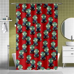 Zombie Virus Shower Curtain 48  X 72  (small) 