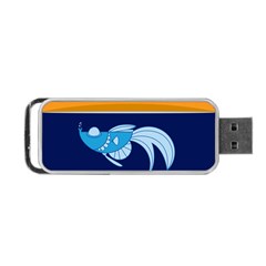 Fish Water Fisherman Portable Usb Flash (one Side) by HermanTelo