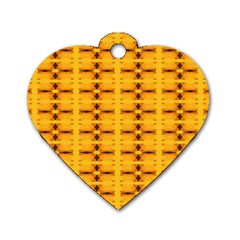 Digital Illusion Dog Tag Heart (one Side)