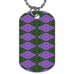 Digital Grapes Dog Tag (two Sides) by Sparkle