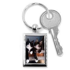 Cats Brothers Key Chain (rectangle) by Sparkle