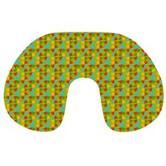 Lemon And Yellow Travel Neck Pillow by Sparkle