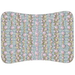 Summer Florals In The Sea Pond Decorative Velour Seat Head Rest Cushion