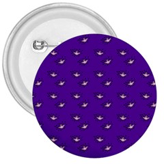 Zodiac Bat Pink Purple 3  Buttons by snowwhitegirl