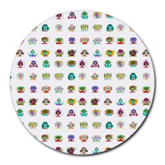 All The Aliens Teeny Round Mousepads by ArtByAng