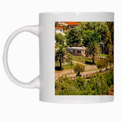 Punta Colorada Aerial Landscape Scene, Uruguay White Mugs by dflcprintsclothing