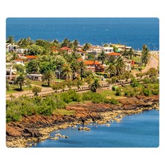 Punta Colorada Aerial Landscape Scene, Uruguay Double Sided Flano Blanket (small)  by dflcprintsclothing