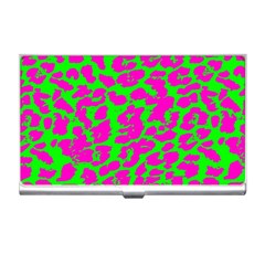 Neon Big Cat Business Card Holder by Angelandspot