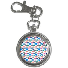 Multicolor Triangle Key Chain Watches by tmsartbazaar