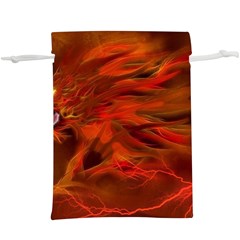 Fire Lion Flame Light Mystical  Lightweight Drawstring Pouch (xl)