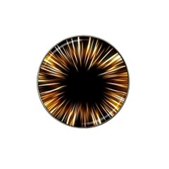 Color Gold Yellow Hat Clip Ball Marker (10 Pack)