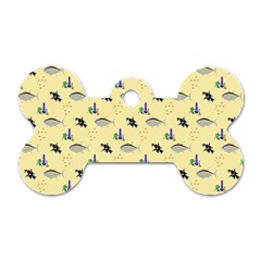 Bluefishes Dog Tag Bone (one Side)