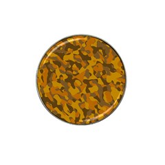 Brown And Orange Camouflage Hat Clip Ball Marker (10 Pack)