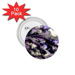 Purple Yellow Marble 1 75  Buttons (10 Pack)