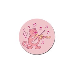 Cat With Violin Golf Ball Marker (4 Pack) by sifis