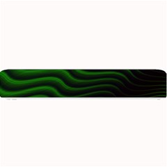 Black And Green Abstract Stripes Gradient Small Bar Mats by SpinnyChairDesigns