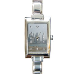 P1020022 Rectangle Italian Charm Watch by 45678