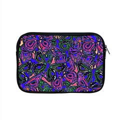 Purple Abstract Butterfly Pattern Apple Macbook Pro 15  Zipper Case by SpinnyChairDesigns