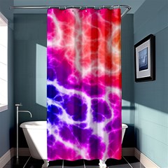 Colorful Tie Dye Pattern Texture Shower Curtain 36  X 72  (stall) 