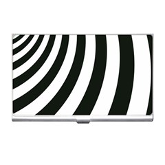 Black And White Zebra Stripes Pattern Business Card Holder